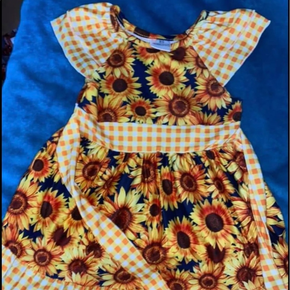6t/7t sunflower dress